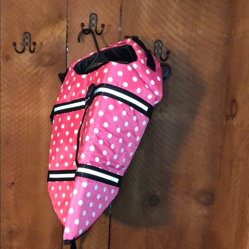 Pink Polka Dot Dog Life Vest
